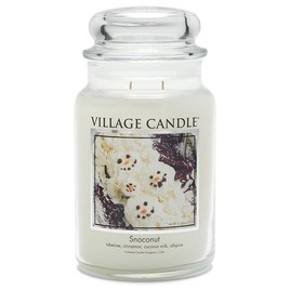 Duża świeca zapachowa Village Candle SALTED CARAMEL LATTE LE