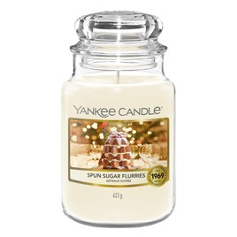 Duża świeca zapachowa Yankee Candle SPUN SUGAR FLURRIES