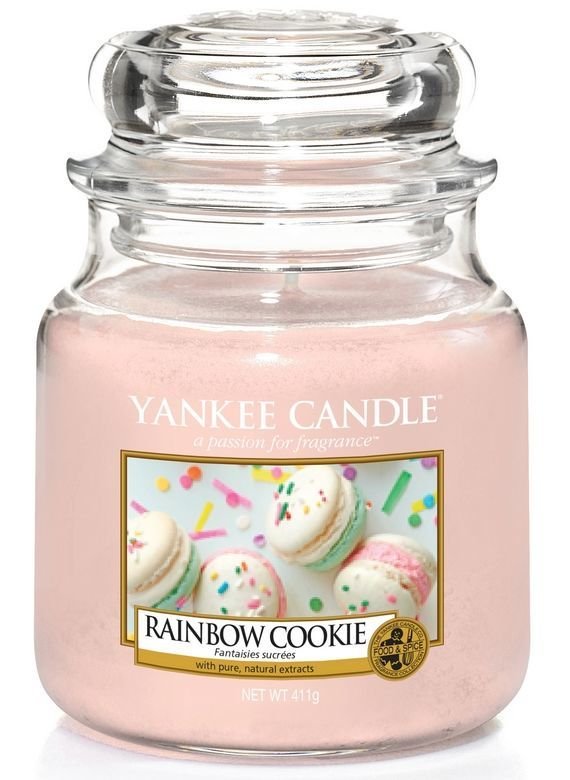 Duża świeca zapachowa Yankee Candle RAINBOW COOKIE