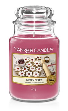 Duża świeca zapachowa Yankee Candle MERRY BERRY