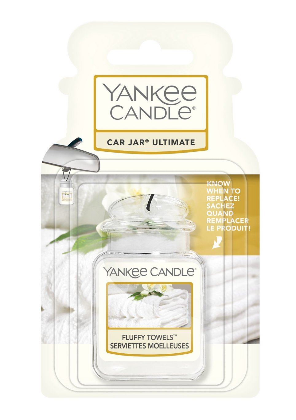 Zapach do samochodu Car Jar ULTIMATE Yankee Candle Fluffy Towels