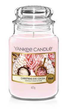 Duża świeca zapachowa Yankee Candle CHRISTMAS EVE COCOA