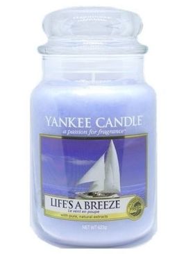 Duża świeca zapachowa Yankee Candle LIFE'S A BREEZE