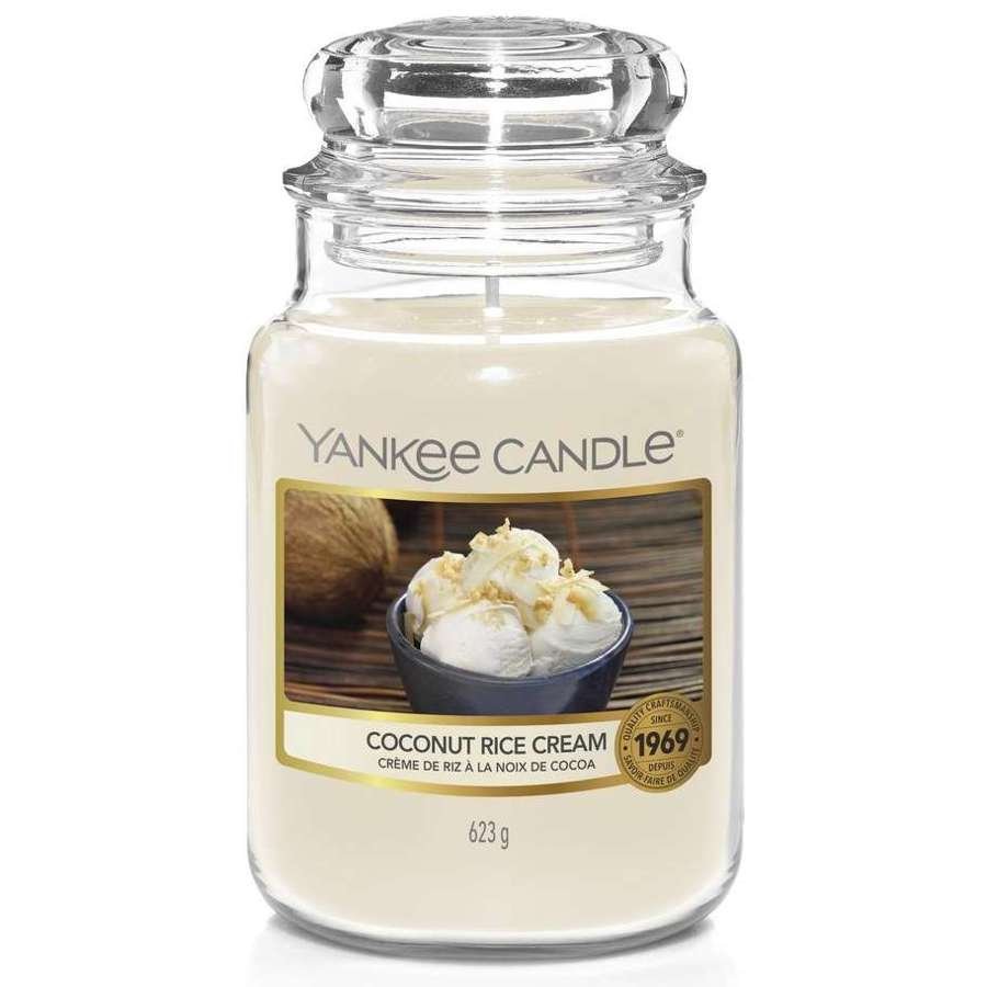 Duża świeca zapachowa Yankee Candle COCONUT RICE CREAM