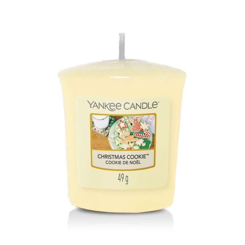 Mała świeczka zapachowa Votive Yankee Candle CHRISTMAS COOKIE™