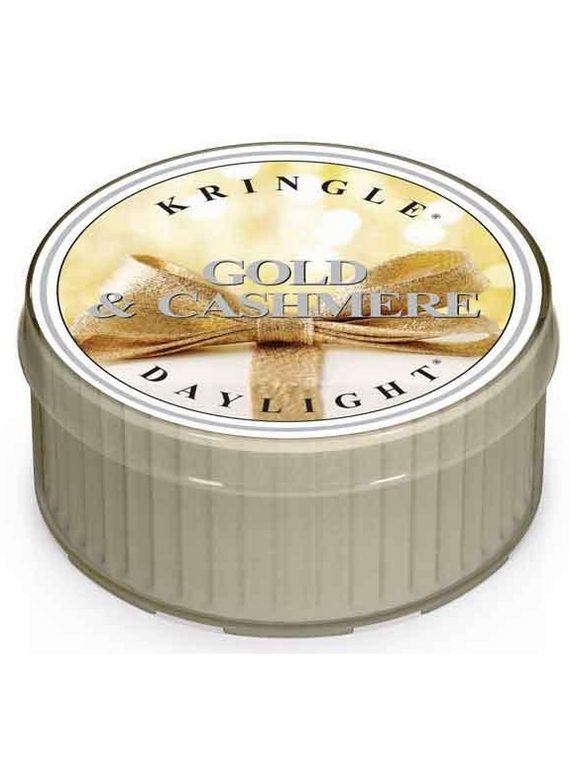 Świeczka zapachowa Daylight Kringle Candle Złoto i kaszmir  Gold & Cashmere